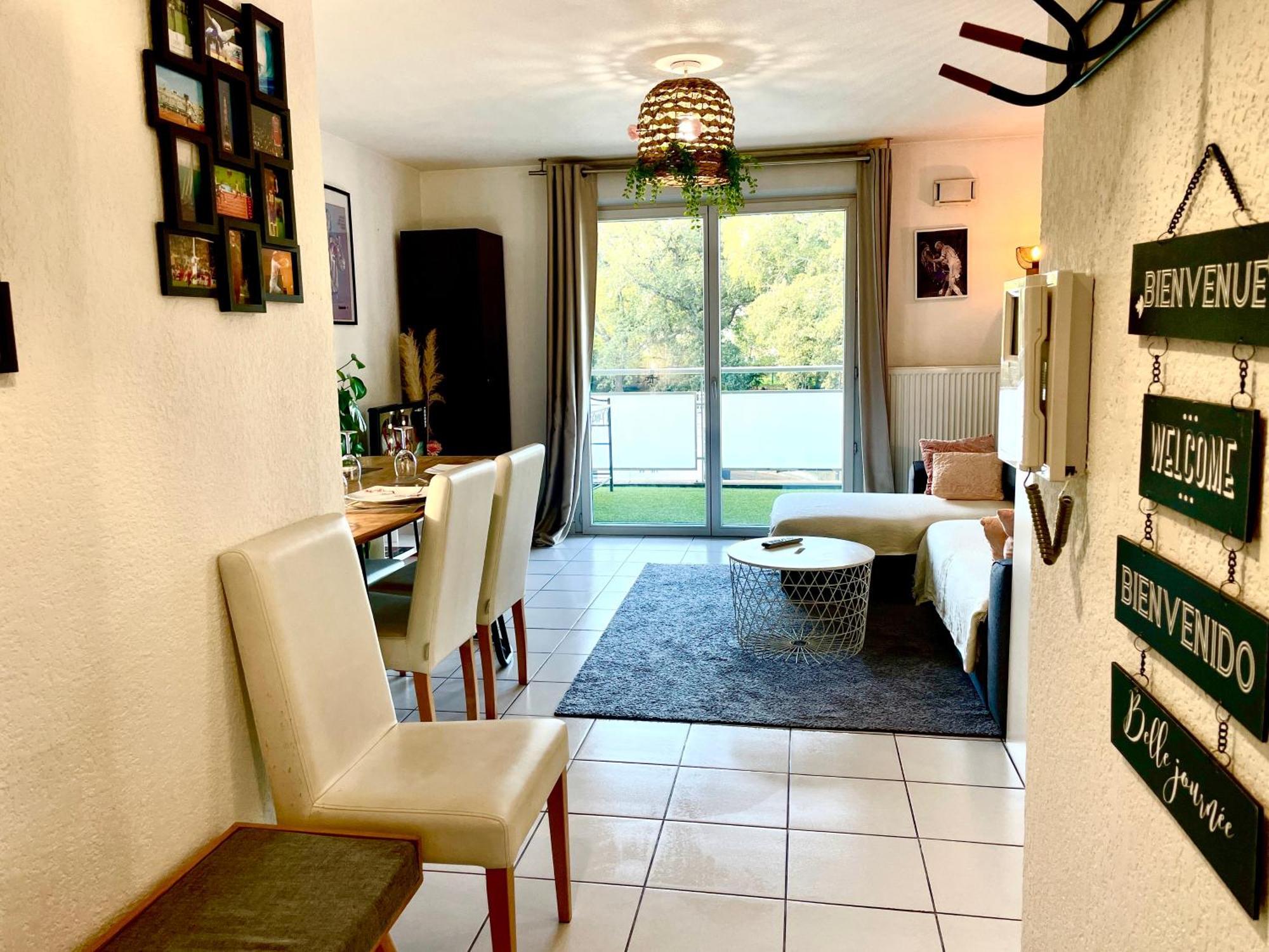 Bel Appartement T3 de 60m2 avec Parking, Terrasse, proche du Métro et du Périph Toulouse Exterior foto